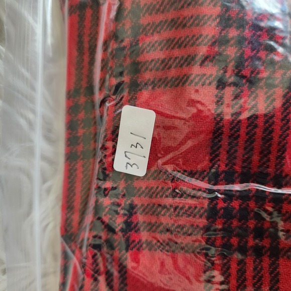 Vintage PENDLETON Skirt 100% Virgin Wool Plaid A Line 12 Made in USA Red - Picture 14 of 15